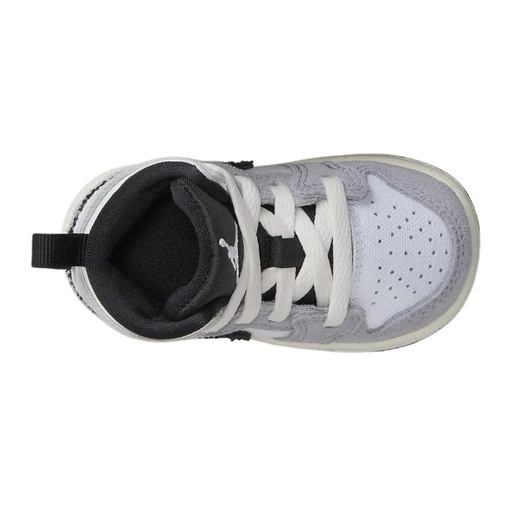 Nike Air Jordan 1 Mid SE FD9089-002 Sneaker Toddler 9C Cement Gray Shoe HTAT1318